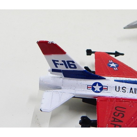 Diecast USAF U.S. Air Force F-16 A144 HL AF78 001 Airplanes Jets Pair Lot of 2 - Picture 10 of 10